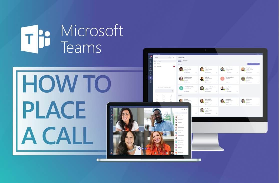 how to make calls on microsoft teams app